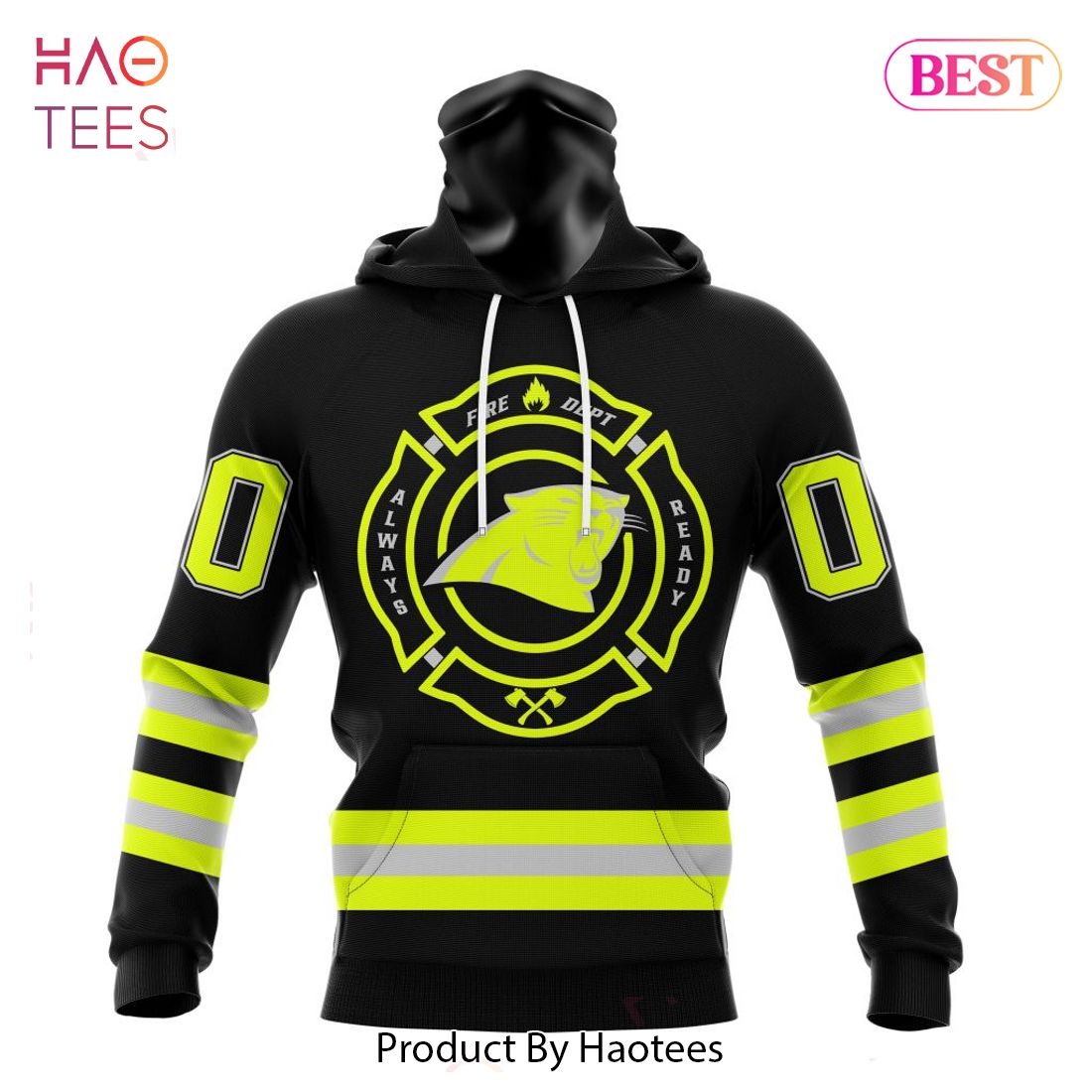 HOT NFL Carolina Panthers Special FireFighter Uniform Design Hoodie HOT NFL Carolina Panthers Special FireFighter Uniform Design Hoodie