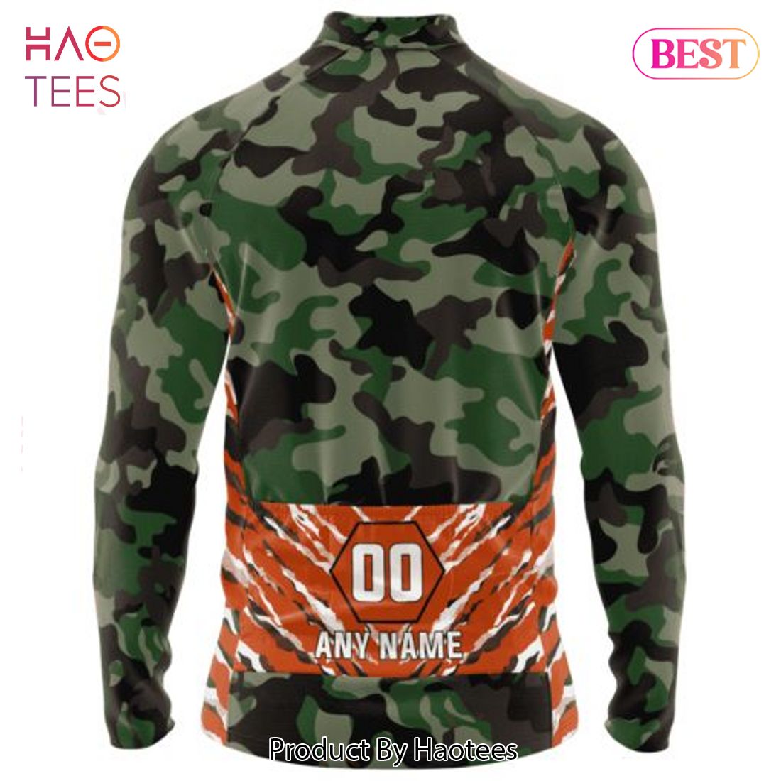 HOT NFL Chicago Bears Special Camo Design Cycling Jersey Hoodie