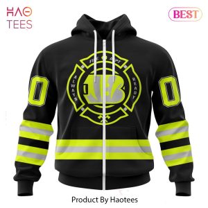 HOT NFL Cincinnati Bengals Special FireFighter Uniform Design Hoodie
