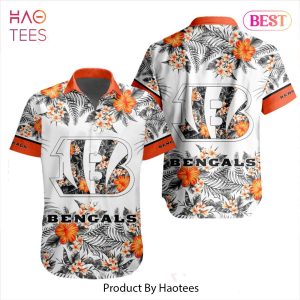 HOT NFL Cincinnati Bengals Special Hawaiian Design Button Shirt Hoodie