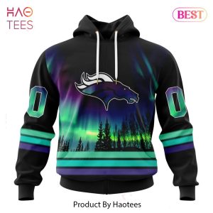 HOT NFL Denver Broncos Special Design With Northern Lights Hoodie