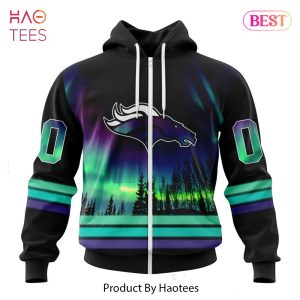 HOT NFL Denver Broncos Special Design With Northern Lights Hoodie