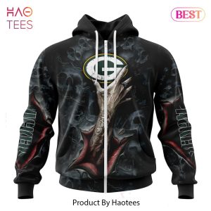HOT NFL Green Bay Packers Special Horror Skull Art Design Hoodie