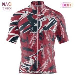 HOT NFL Houston Texans Special Mix Stripes Design Cycling Jersey Hoodie