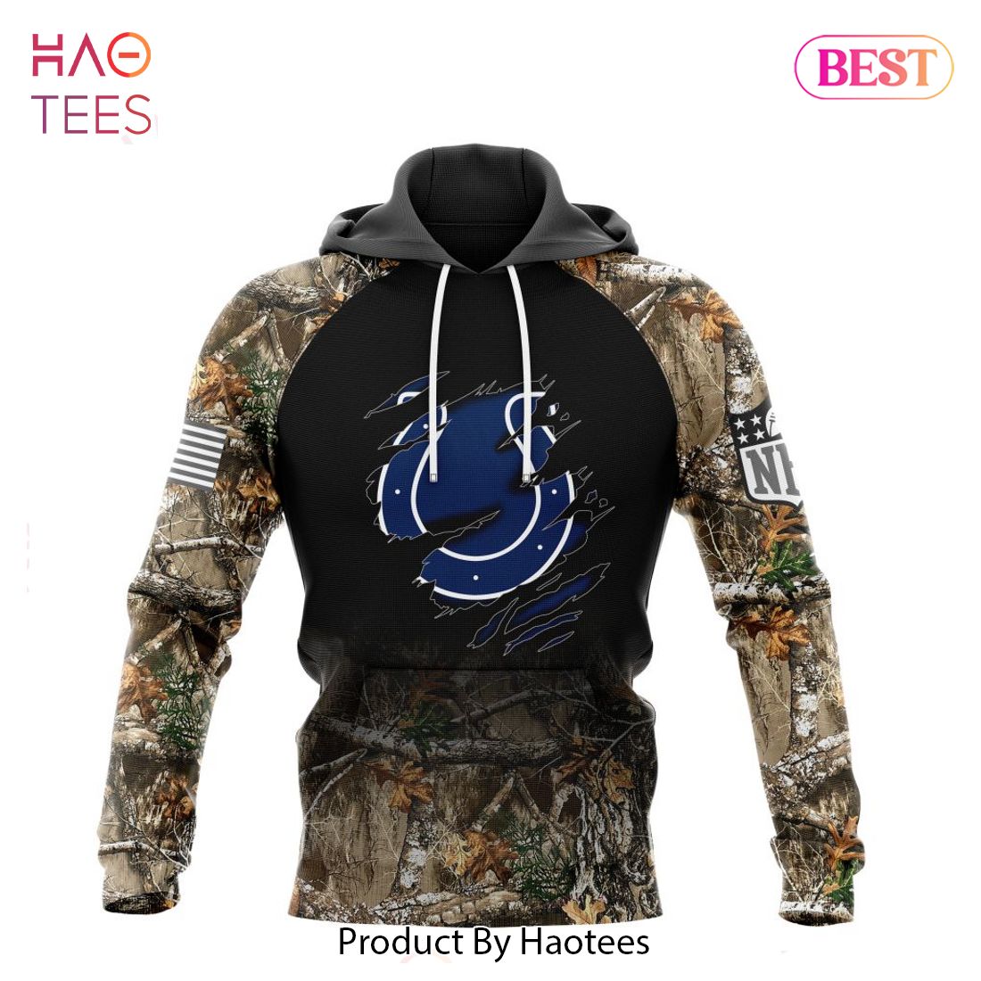 HOT NFL Indianapolis Colts Special Camo Hunting Design Hoodie