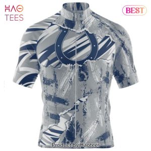 HOT NFL Indianapolis Colts Special Mix Stripes Design Cycling Jersey Hoodie