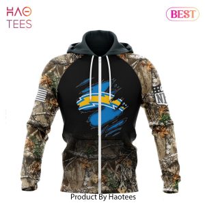 HOT NFL Los Angeles Chargers Special Camo Hunting Design Hoodie