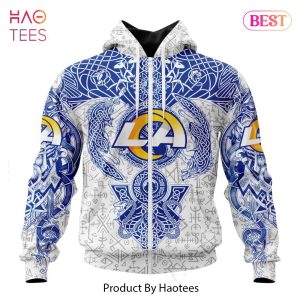 HOT NFL Los Angeles Rams _ Norse Viking Symbols Hoodie