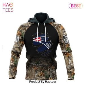 HOT NFL New England Patriots Special Camo Hunting Design Hoodie