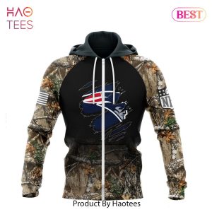 HOT NFL New England Patriots Special Camo Hunting Design Hoodie