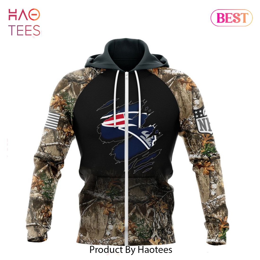 HOT NFL New England Patriots Special Camo Hunting Design Hoodie HOT NFL New England Patriots Special Camo Hunting Design Hoodie