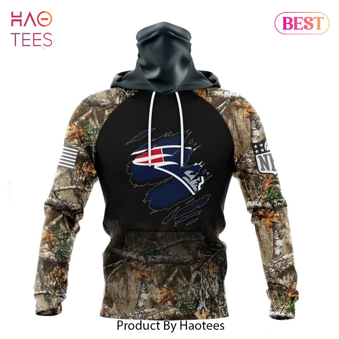 HOT NFL New England Patriots Special Camo Hunting Design Hoodie HOT NFL New England Patriots Special Camo Hunting Design Hoodie