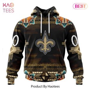 HOT NFL New Orleans Saints Special Native Costume Design Hoodie