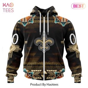 HOT NFL New Orleans Saints Special Native Costume Design Hoodie
