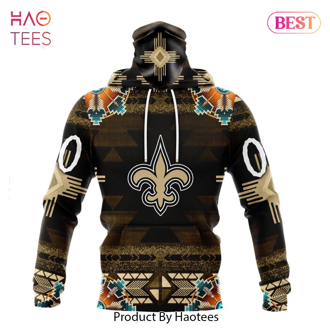 HOT NFL New Orleans Saints Special Native Costume Design Hoodie HOT NFL New Orleans Saints Special Native Costume Design Hoodie