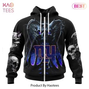 HOT NFL New York Giants Special Skull Art Design Hoodie