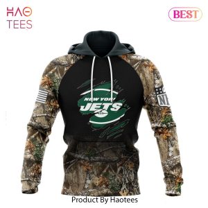 HOT NFL New York Jets Special Camo Hunting Design Hoodie