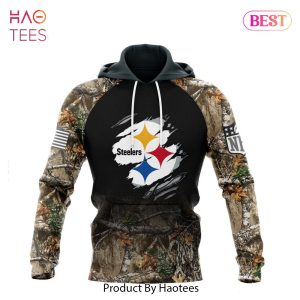 HOT NFL Pittsburgh Steelers Special Camo Hunting Design Hoodie