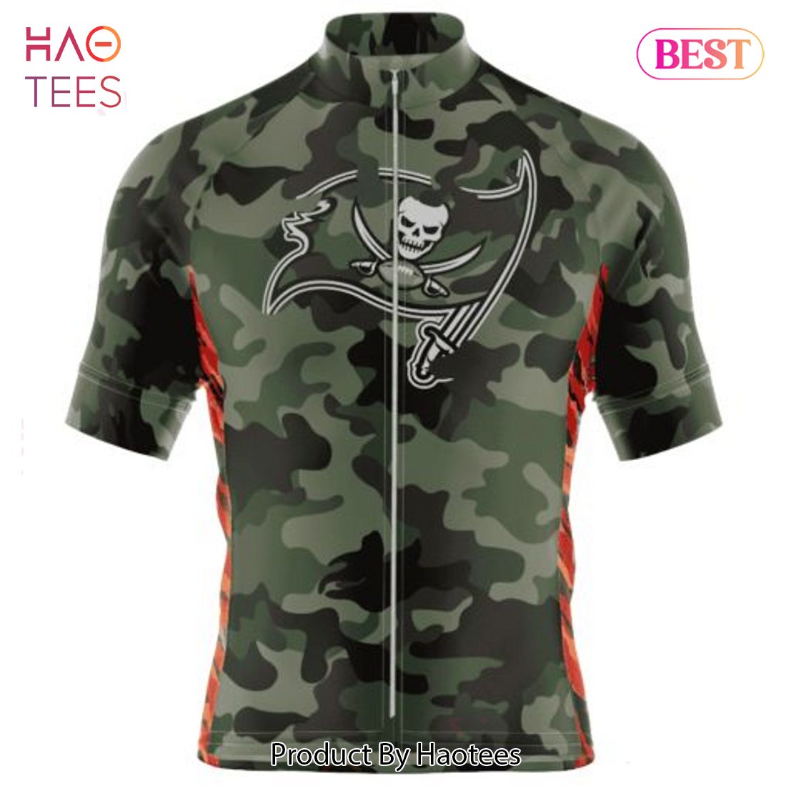 HOT NFL Tampa Bay Buccaneers Special Camo Design Cycling Jersey Hoodie