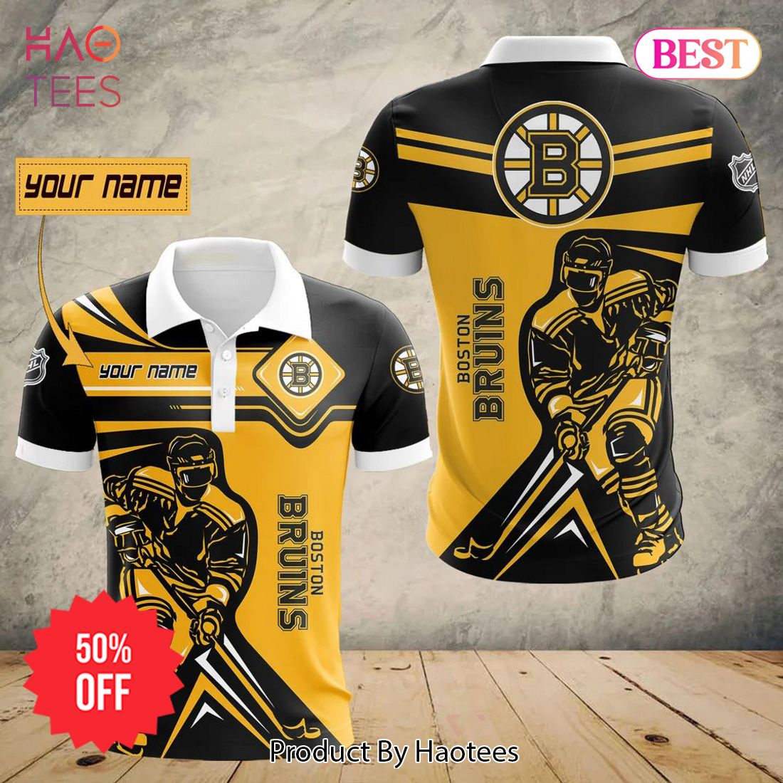 HOT NHL Boston Bruins Special Polo Concept HOT NHL Boston Bruins Special Polo Concept