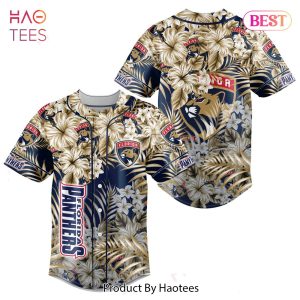 HOT NHL Florida Panthers Special Hawaiian Design Baseball Jersey Jeysey