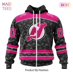HOT NHL New Jersey Devils Special Pink In The Rink Fight Breast Cancer Jeysey
