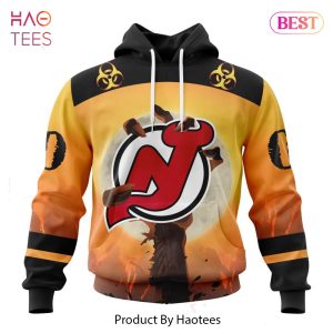 HOT NHL New Jersey Devils Special Zombie Design For Halloween ST2305 Jeysey