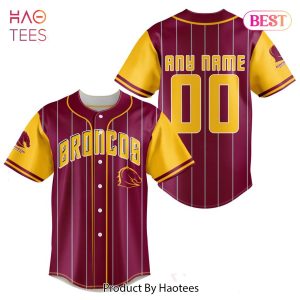 HOT NRL Brisbane Broncos Special Baseball Jersey Design Jeysey