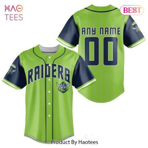 HOT NRL Canberra Raiders Special Baseball Jersey Design Jeysey