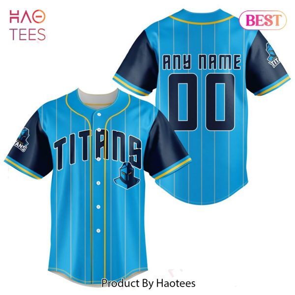 HOT NRL Gold Coast Titans Special Baseball Jersey Design Jeysey
