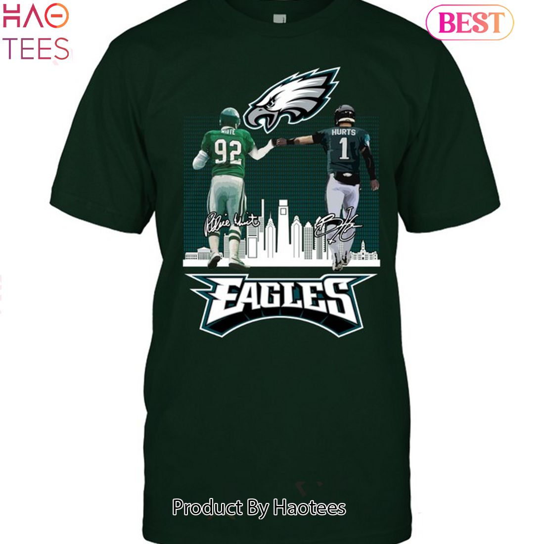 Women's Eagles Long Sleeve Loose Knit Crop