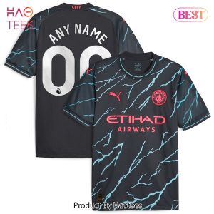 HOT Premier League Manchester City 2023 2024 Away Jersey Jeysey