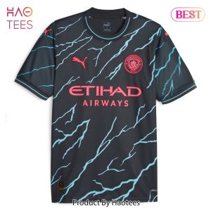 HOT Premier League Manchester City 2023 2024 Away Jersey Jeysey
