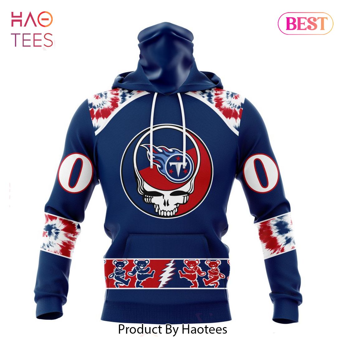 HOT Tennessee Titans Special Grateful Dead Design Hoodie HOT Tennessee Titans Special Grateful Dead Design Hoodie