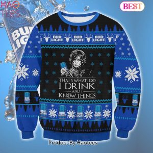 HOT TREND Bud Light Drink Know Things Ugly Sweater