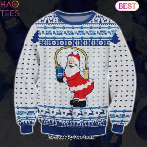 HOT TREND Bud Light Santa Ugly Sweater