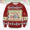 HOT TREND Busch Beer Christmas Sweater