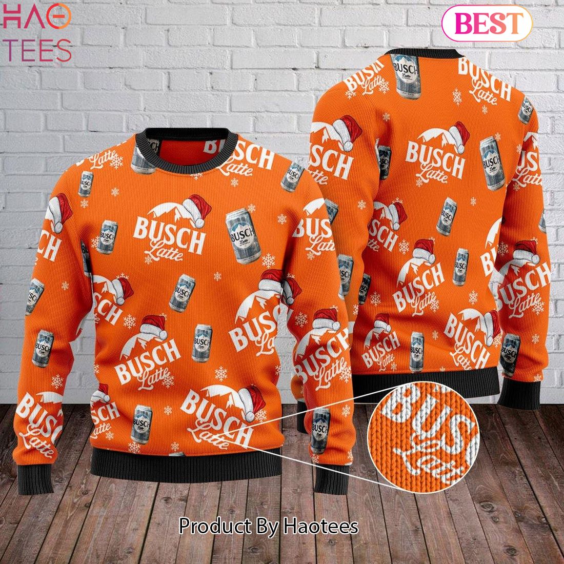 HOT TREND Busch Latte Ugly Christmas Sweater