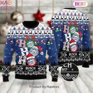 HOT TREND Busch Light HoHoHo Ugly Christmas Sweater
