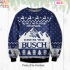 HOT TREND Busch Light Ugly Snow Christmas Brown Sweater