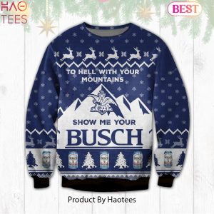 HOT TREND Busch Light Ugly Blue Sweater
