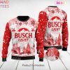 HOT TREND Busch Light Ugly Snow Christmas Red Sweater