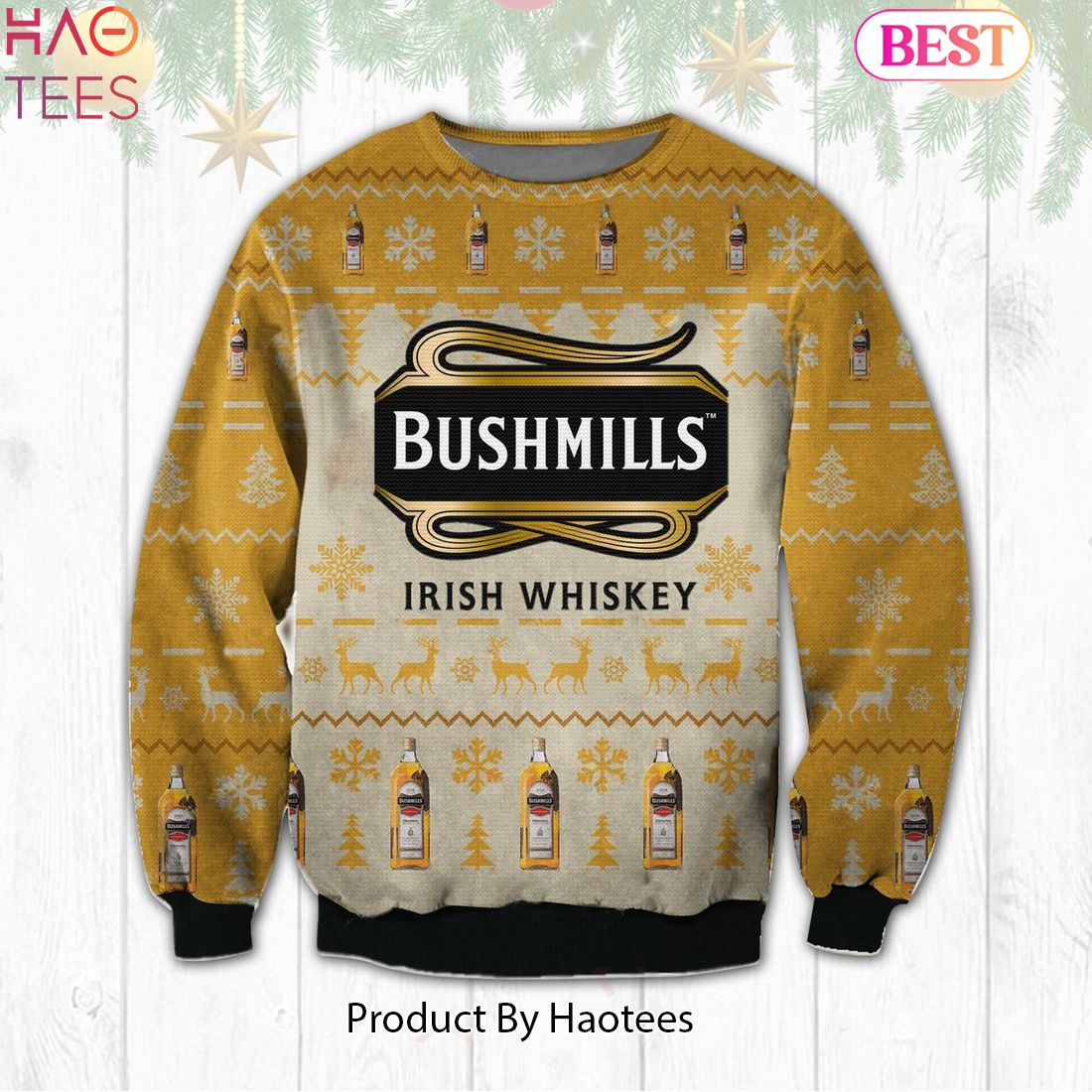HOT TREND Bushmills Ugly Sweater
