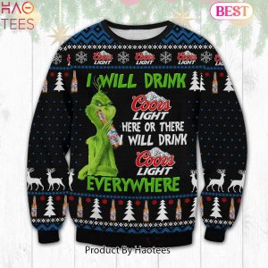 HOT TREND Coors Light Black Ugly Sweater