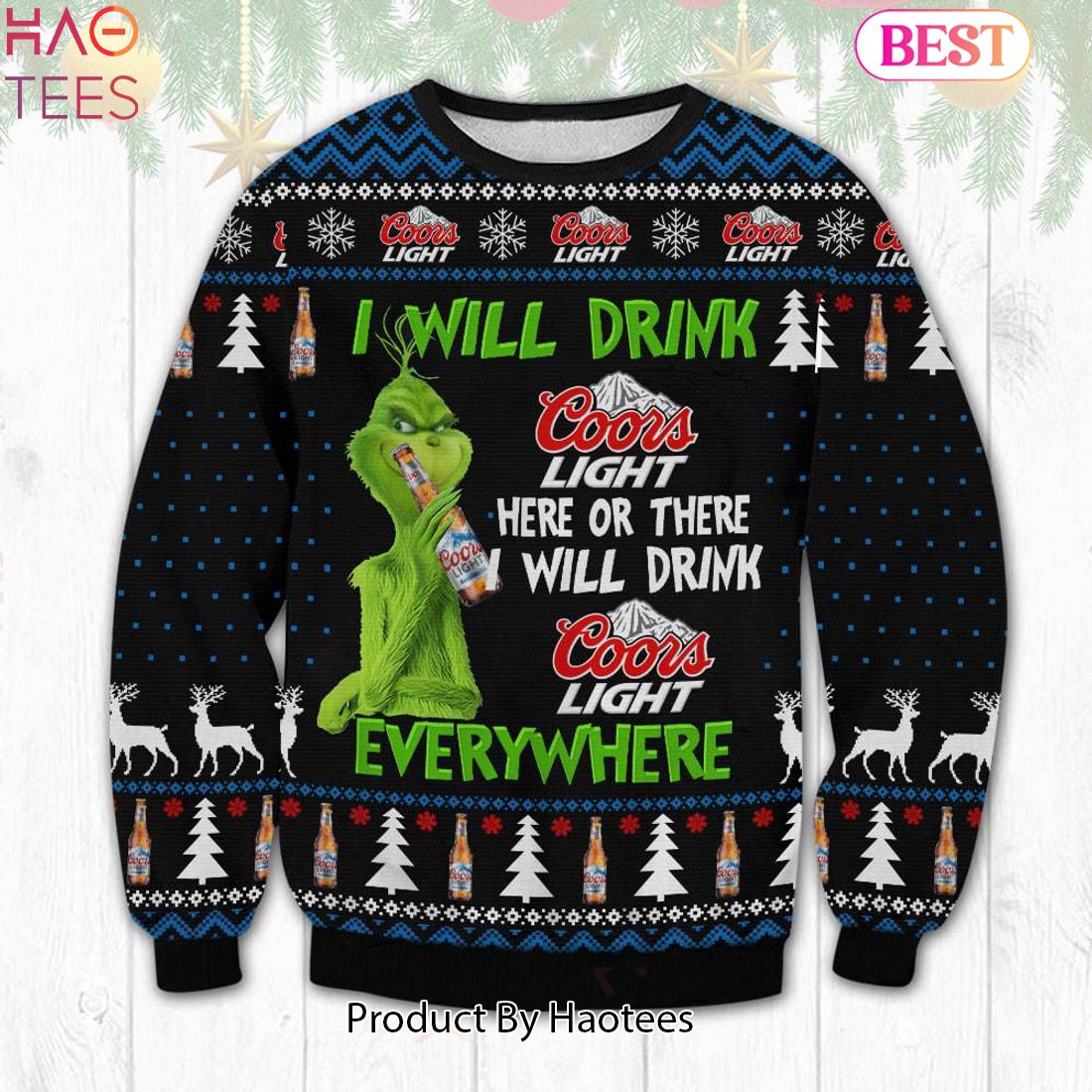 Coors light 2024 ugly sweater