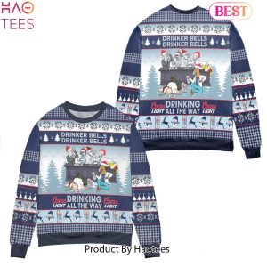 HOT TREND Coors Light Drinker Bell Drinker Bell Christmas Pattern Ugly Christmas Sweater