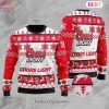 HOT TREND Coors Light Reindeer & Pine Tree Pattern Ugly Christmas Sweater