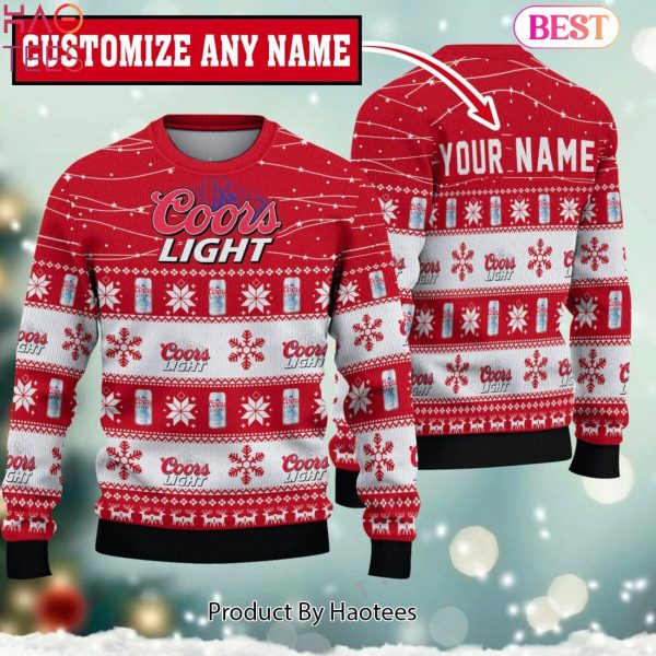 HOT TREND Coors Light Twinkle Light Custom Name Sweater
