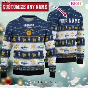 HOT TREND Corona Extra Twinkle Light Custom Name Sweater