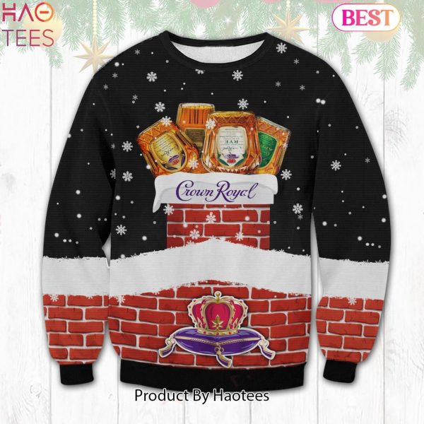 HOT TREND Crown Royal Christmas Ugly Sweater
